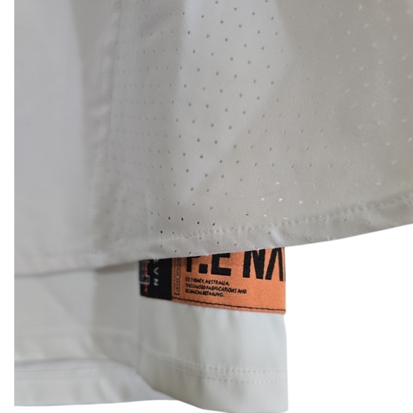 P.E Nation Backswing Skirt in Optic White Medium Australian Open Collection 2022 - Picture 4 of 8